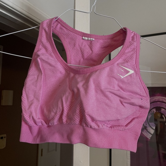 Gymshark Pink Vital Seamless Sports Bra - Picture 1 of 2
